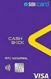 CashBack Sbi credit card