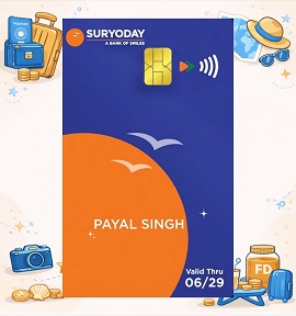 Suryoday SF Bank RuPay Platinum Secured Credit Card